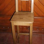 stolica barska hrast koža