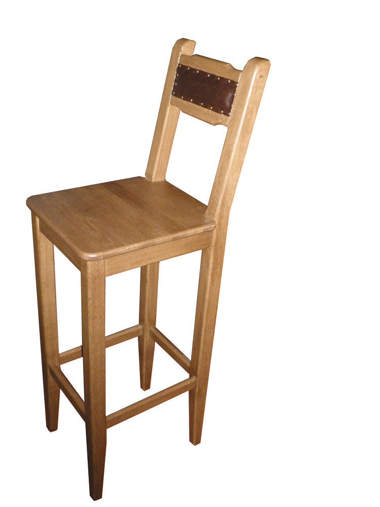 stolica barska hrast-koža Bar K