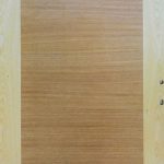 furnirana vrata kombinacija hrasta i jasena