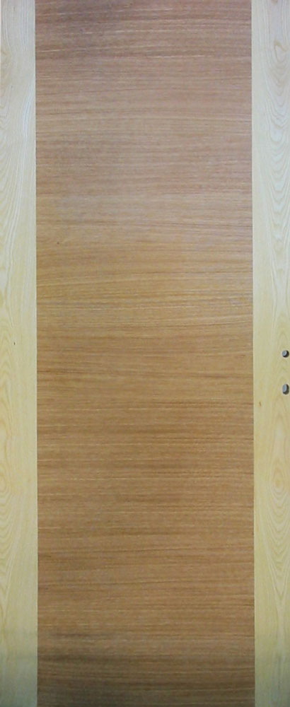 furnirana vrata kombinacija hrasta i jasena