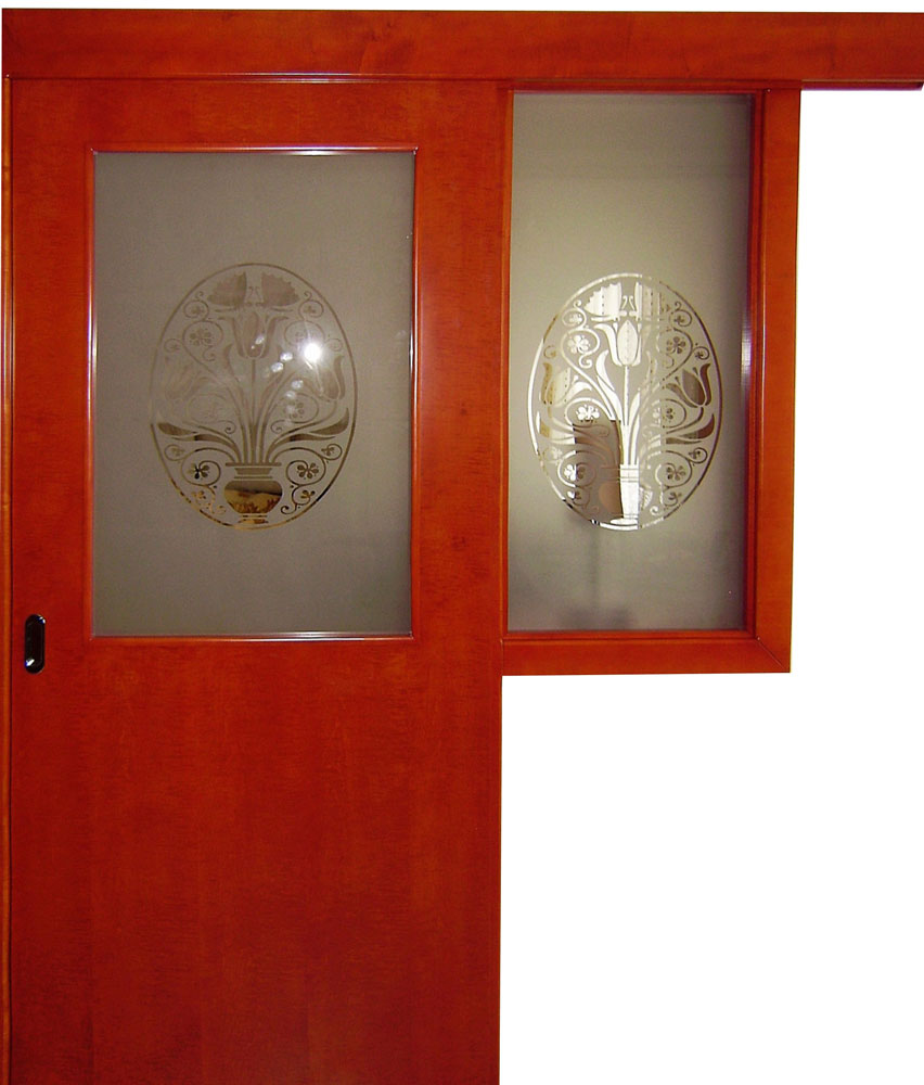 klizna javor furnirana vrata bajc crvena