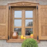 prozor hrast P-6 s škurama