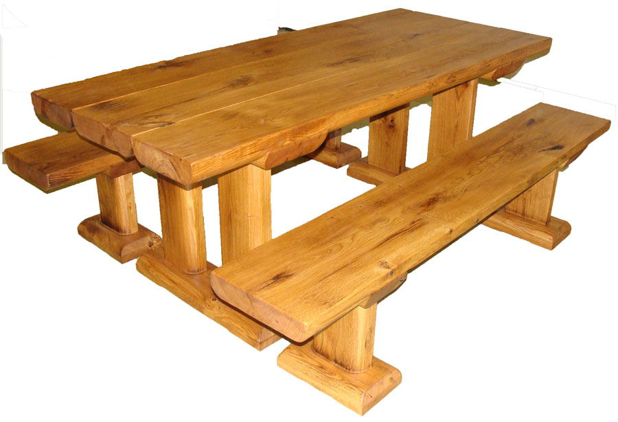 vrtna garnitura hrast masivna VG H