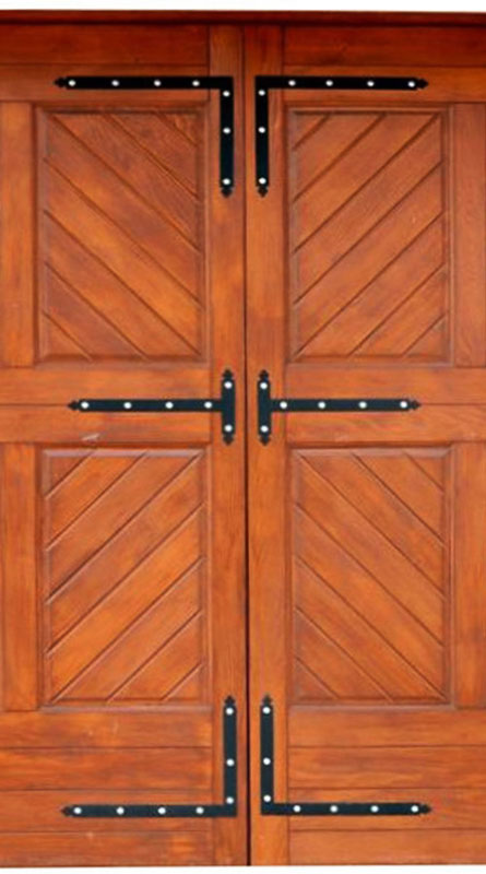 garažna hrastova masivna vrata