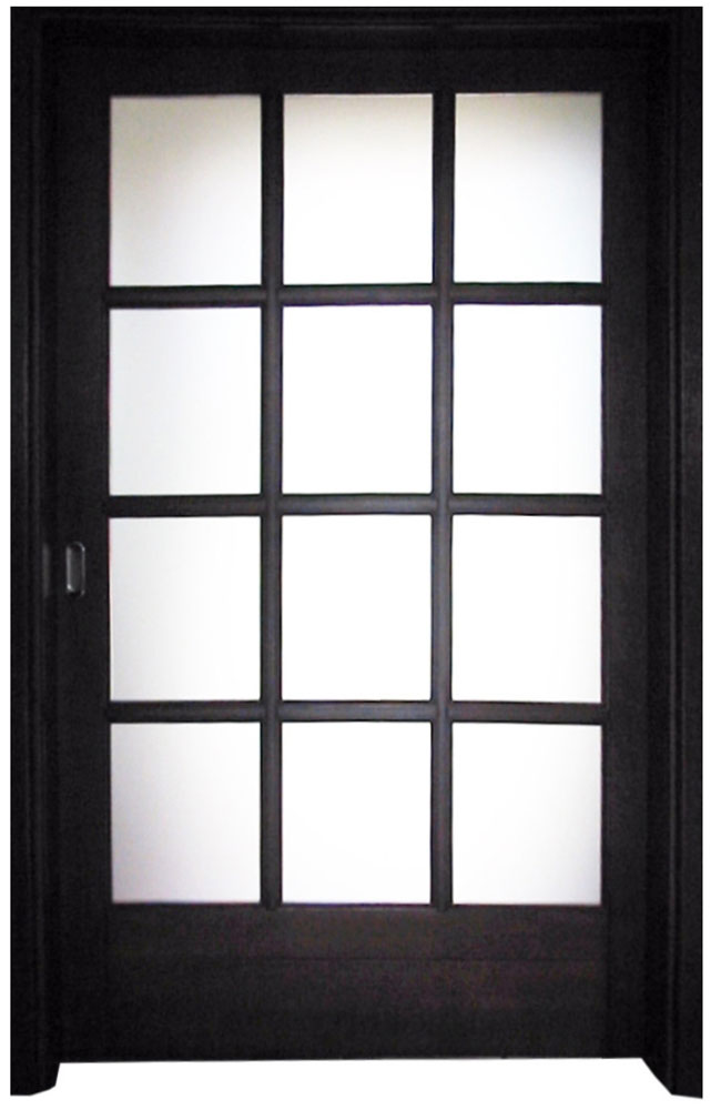 klizna vrata sa staklima hrast bajc