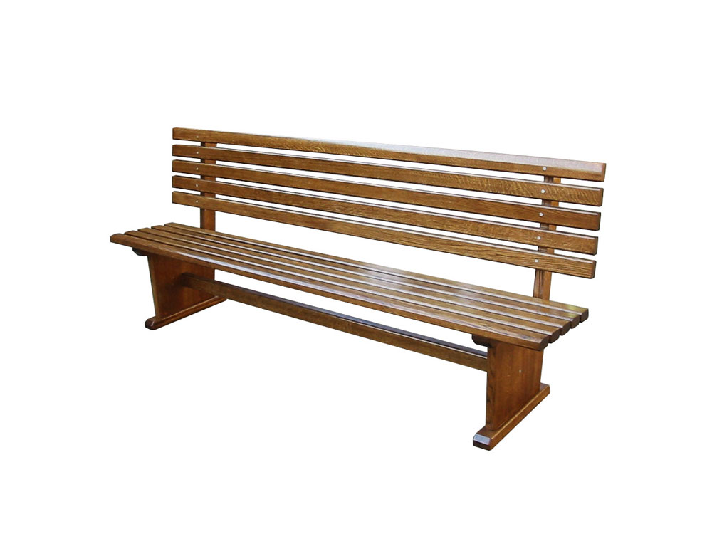 hrastova klupa masivna