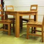 stol i stolice drvene hrast