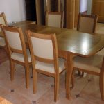 stol hrast masiv rasklopni