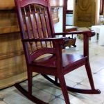 Stolica za ljuljanje masiv hrast njihaljka bajc