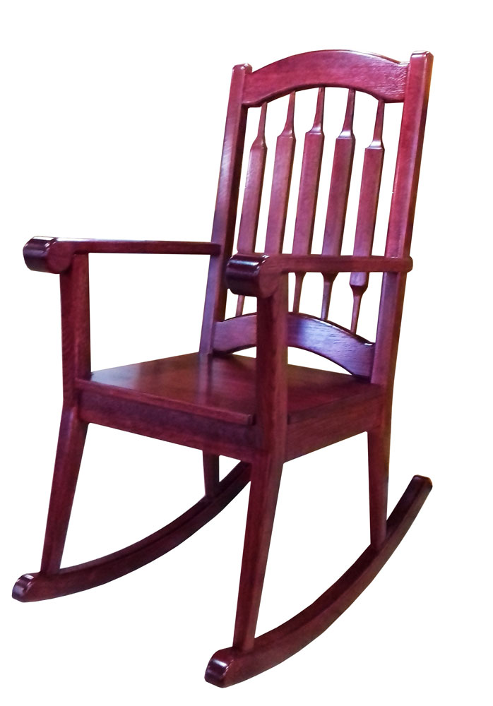 Stolica za ljuljanje masiv hrast njihaljka