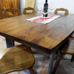 Blagavaonski masivni hrastov stol