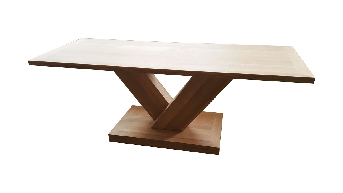 Masivni moderan dizajn stol hrast blagavaonski stol