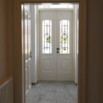 Masivna ulazna vrata ariš bijela